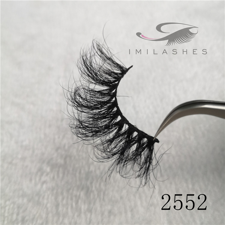 25mm feather 5D mink eyelashes wholesale 25mm feather lashes manufacturers A-52